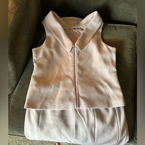 White House Black Market Pale Pink Skirt Set | Size 14